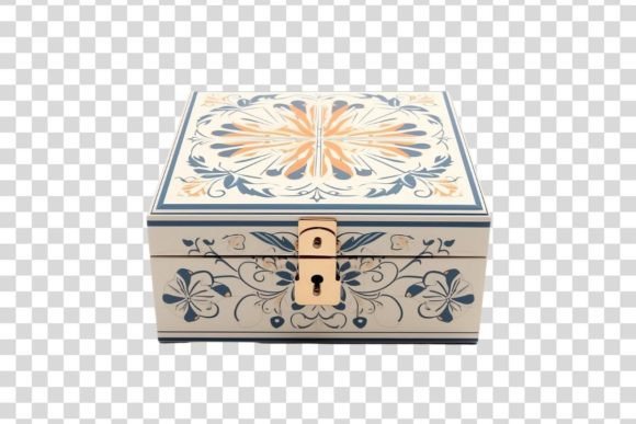 1048 Decorative Box Isolated