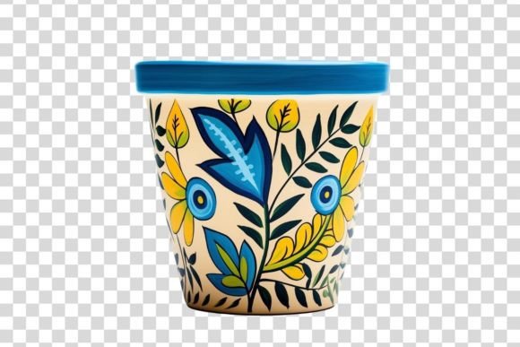 1057 Decorative Plant Pot Isolated: A Versatile Tool for Creative Designers