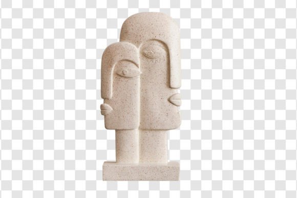 1992 Decorative Statue Isolated