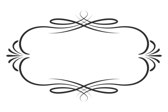 Calligraphic Frame. Vintage Decorative: Timeless Elegance for Every Project