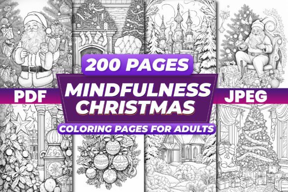 Decorative Christmas Coloring Pages