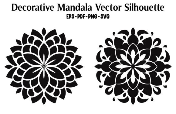 Decorative Circular Mandala Vector Set