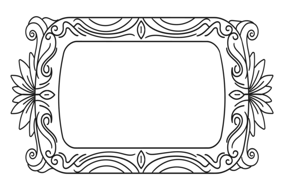 Decorative Doodle Frame. Ornate Line Pic: A Versatile Design Asset for Creative Professionals