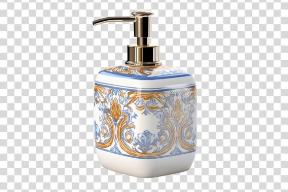 Decorative Lotion Bottle Isolated