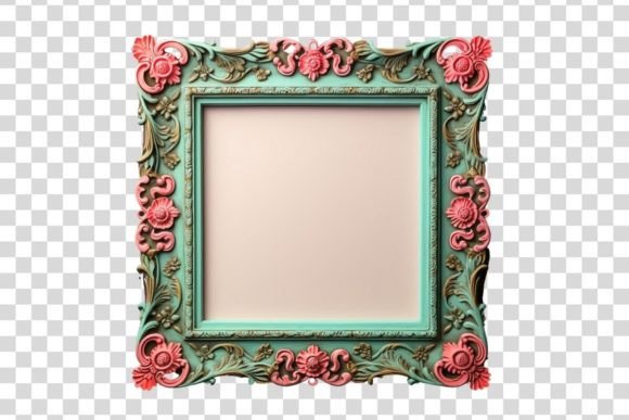 Decorative Photo Frame Isolated: A Versatile Tool for Creative Expression