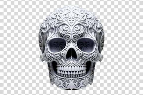 Decorative Skull 7 Isolated