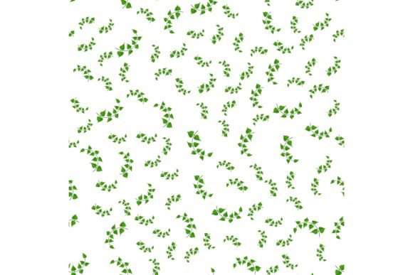 Decorative Thin Birch Twigs and Green Le for Creative Design