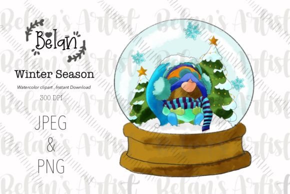 Decorative Winter Gnome Clipart for Creative Projects