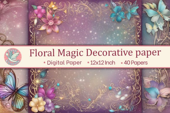 Floral Magic Decorative Paper
