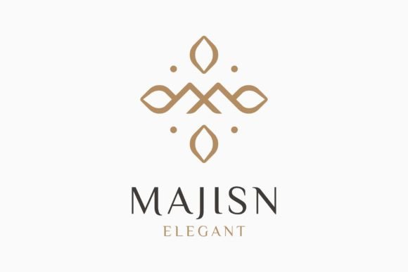 Letter M Leaf Decorative Logo: Elegant Branding for Every Need