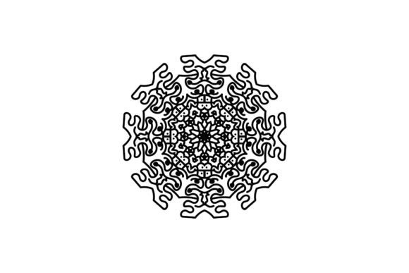 Mandala Decorative Outline Icon