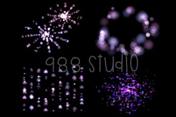 Purple Confetti Png Decorative Clip Art